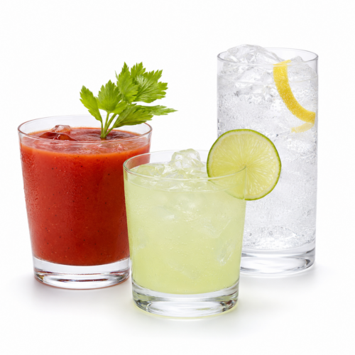Cocktail Mixers (Tonic, Club Soda, Lime Juice, Lemon Juice)