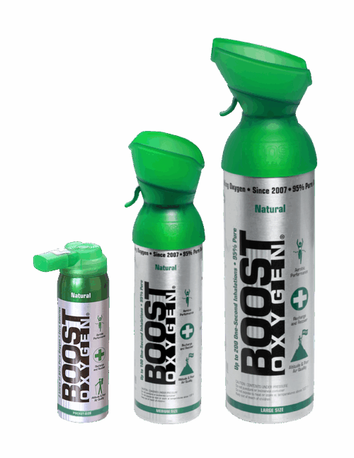 Oxygen Boost Cans