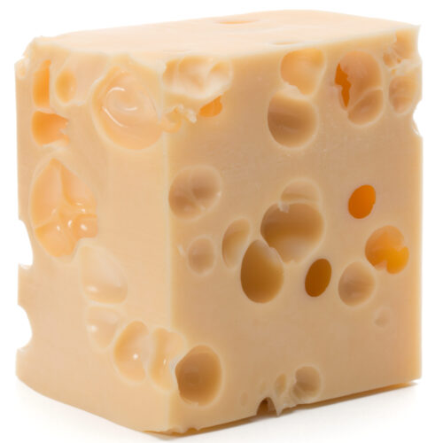 Swiss Cheese Block